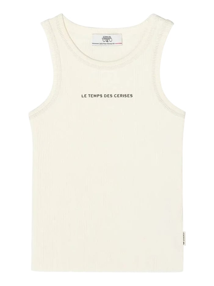 Débardeur en coton blanc...