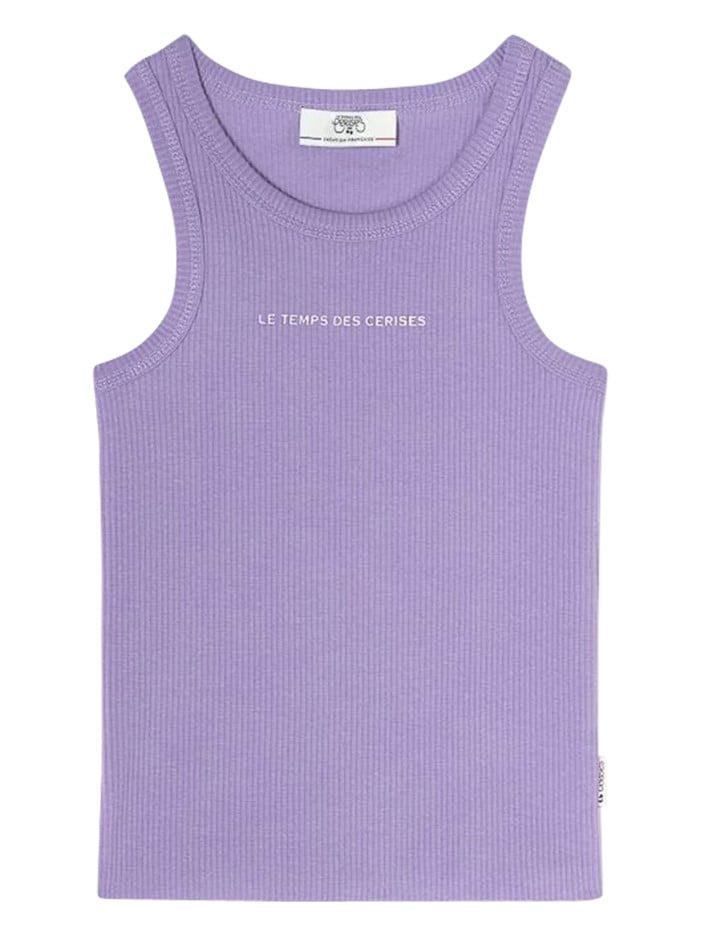 Débardeur en coton violet...