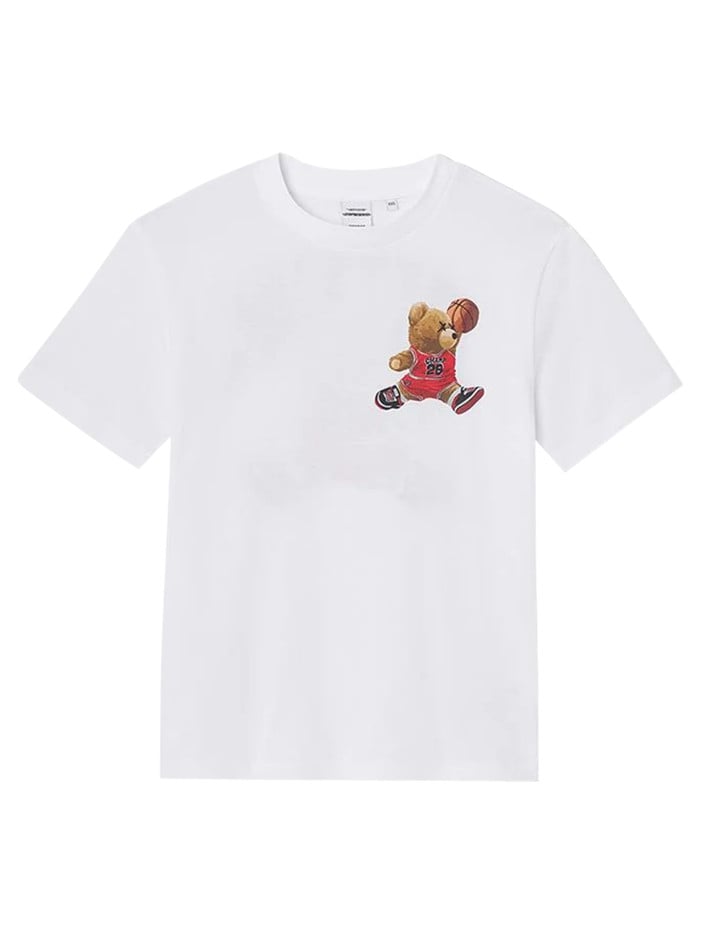 T-shirt en coton blanc...
