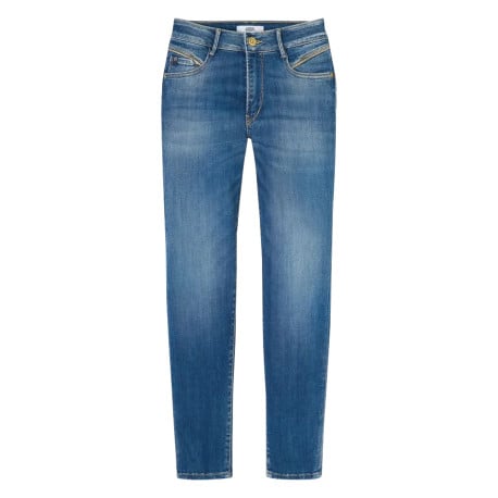 Jean pulphighc pefki en coton mélangé stone uni avec une coupe slim