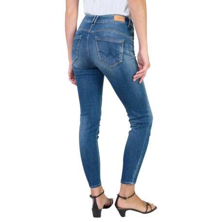 Jean pulphighc pefki en coton mélangé stone uni avec une coupe slim - Image 3