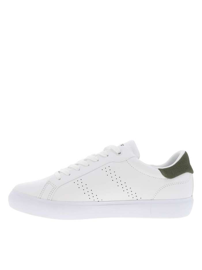 Tennis en cuir blanches...