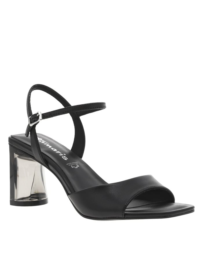 Sandales en cuir noires...