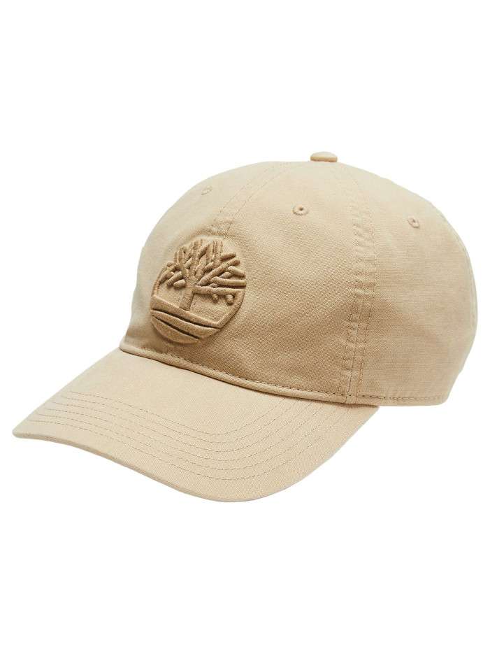 Casquette en coton beige...