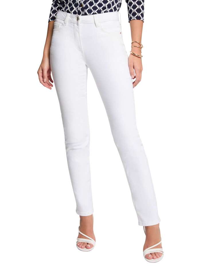 Pantalon 5 poches en coton...