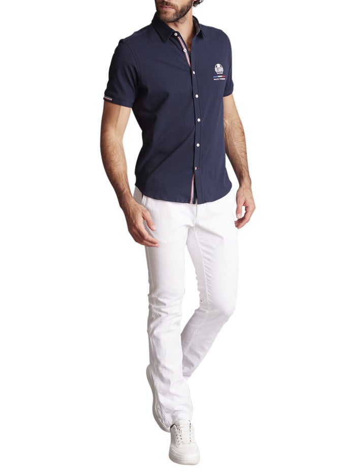 Chemise à manches courtes...