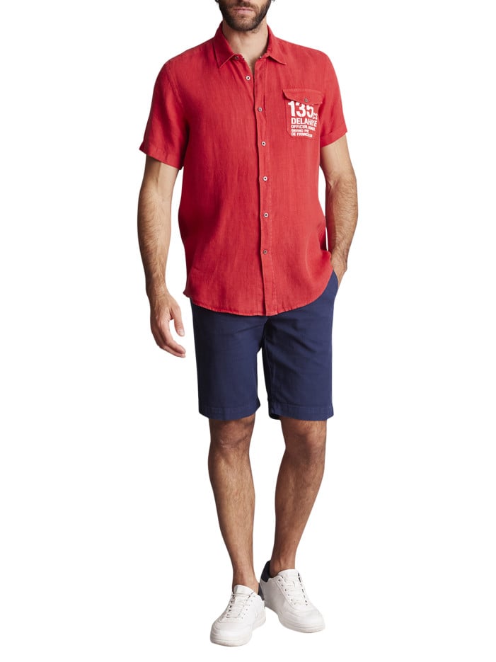 Chemise manches courtes en...