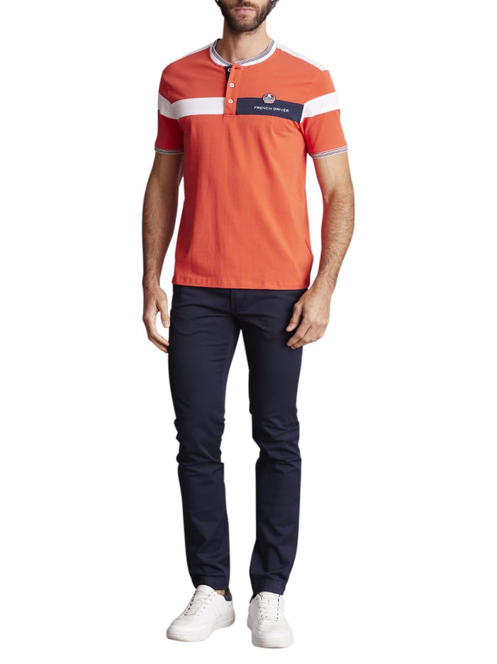 T-shirt en coton rouge...