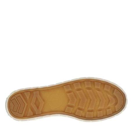 Tennis en toile montantes écrues avec un patch logo et à lacets plats - Image 5