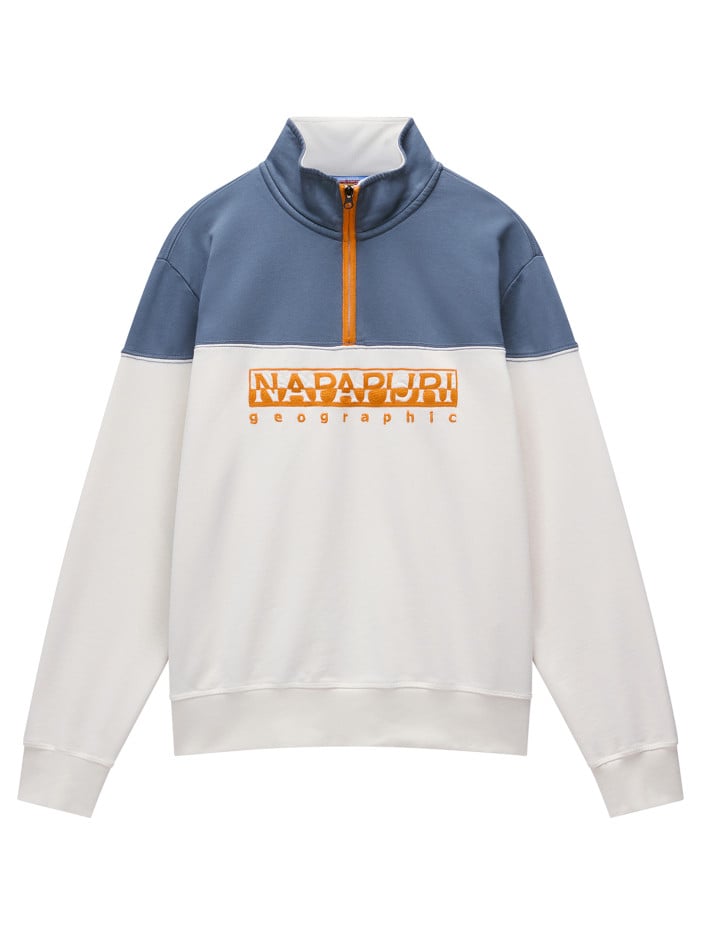 Sweat en coton écru uni...