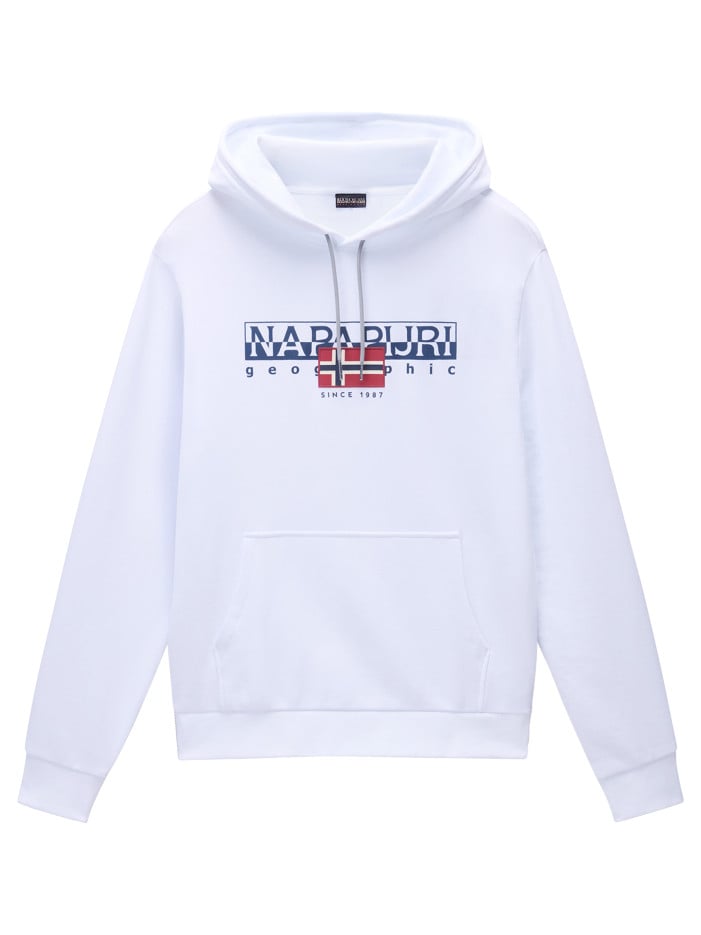 Sweat en coton blanc uni...