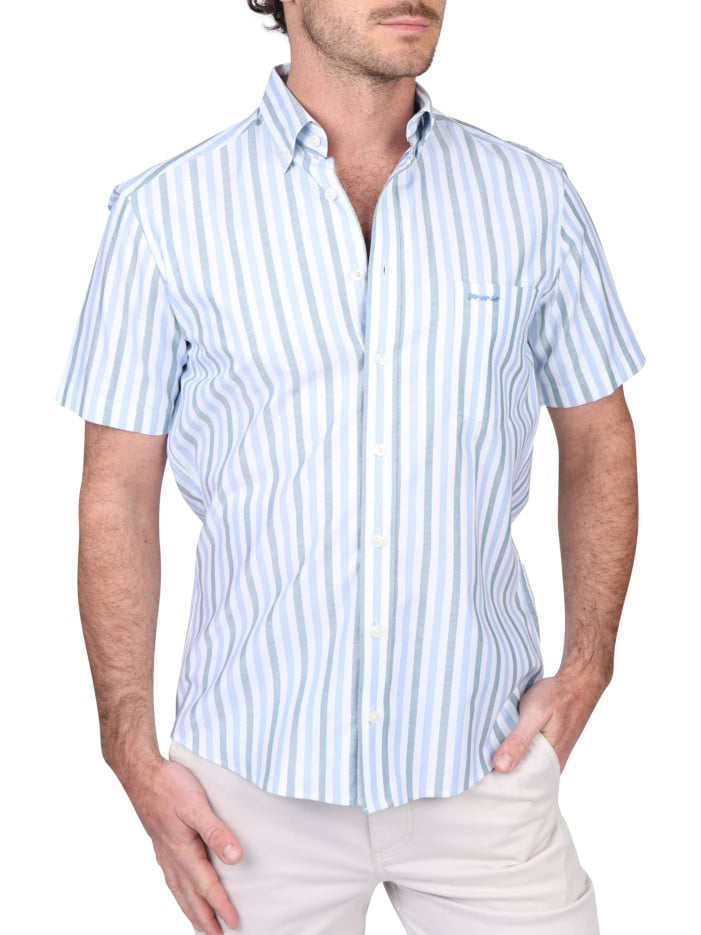 Chemise en coton blanche...