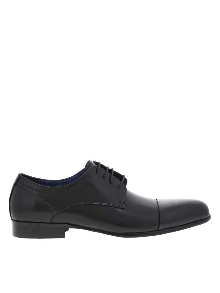 Derbies en cuir noires avec...