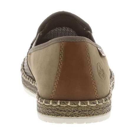Tennis taupe en filet ajourées à l'avant et à fermeture slip-on - Image 6