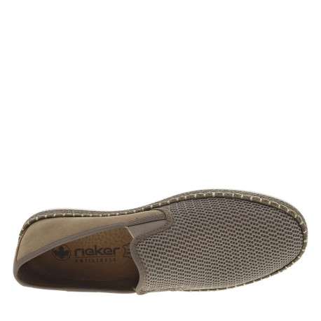 Tennis taupe en filet ajourées à l'avant et à fermeture slip-on - Image 4