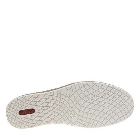 Sneakers taupe en filet à fermeture slip-on et à lacets ronds décoratifs - Image 5