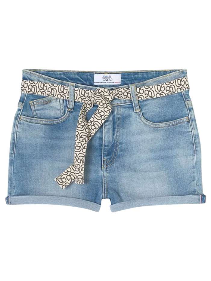 Short 5 poches en coton...