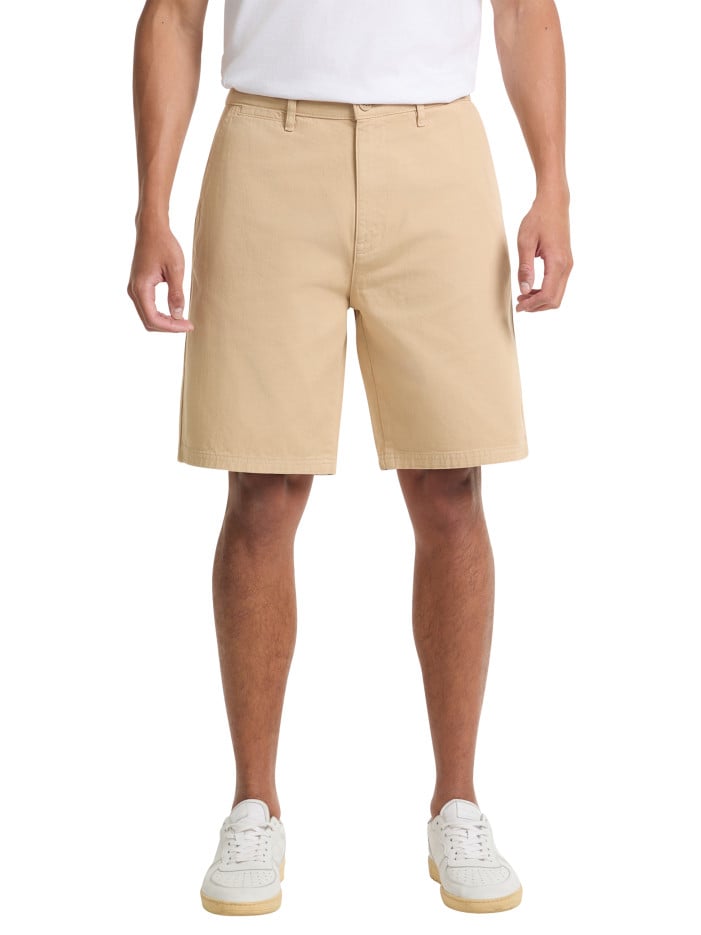 Short chino en coton écru...
