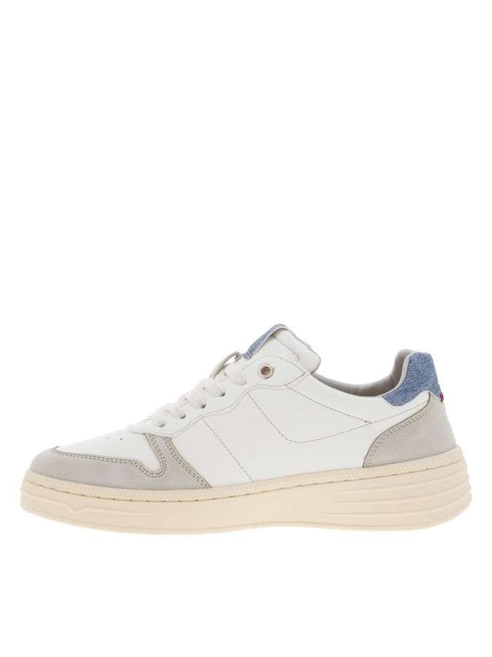 Tennis blanches et beiges à...
