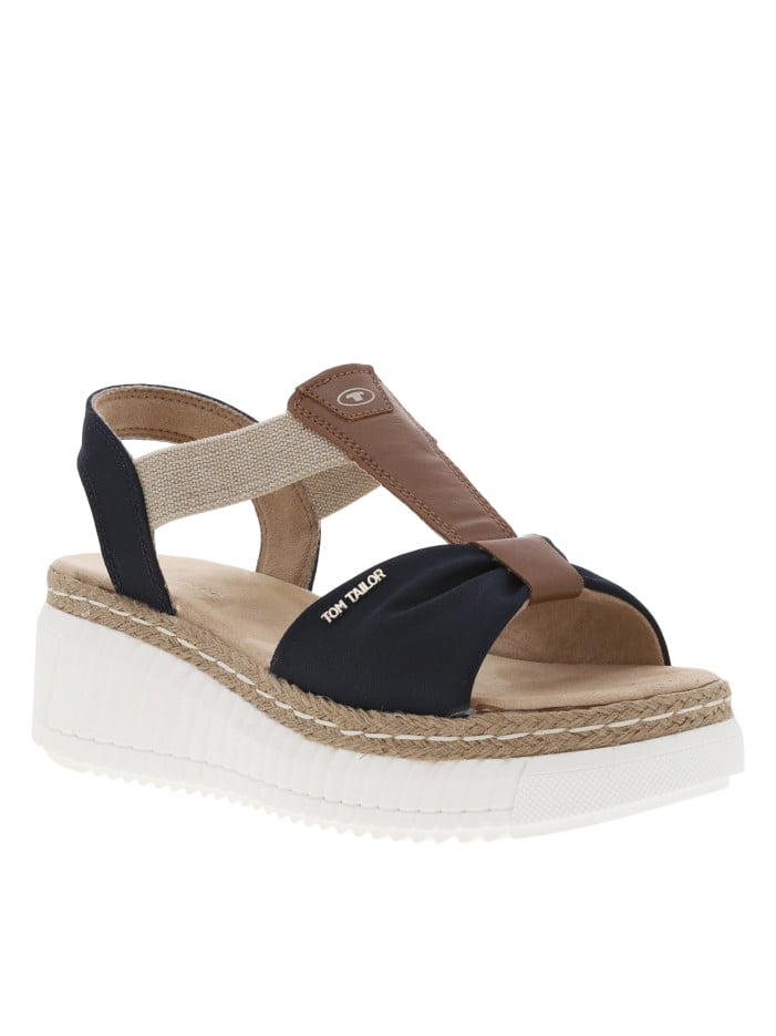 Sandales en tissu bleues...