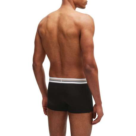 Lot de 3 Boxers classique noires unis avec taille élastique - Image 2