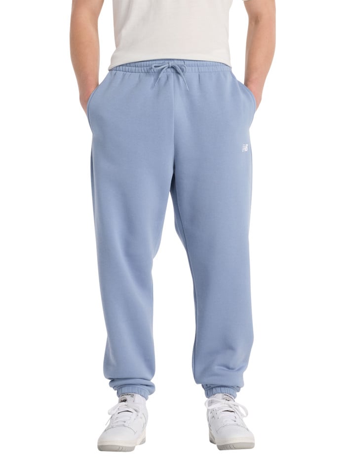 Pantalon Jogging bleu uni...