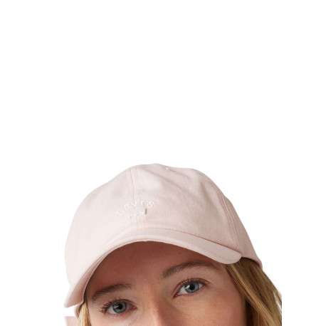 Casquette en coton rose unie réglable à l'arrière par un clip - Image 3