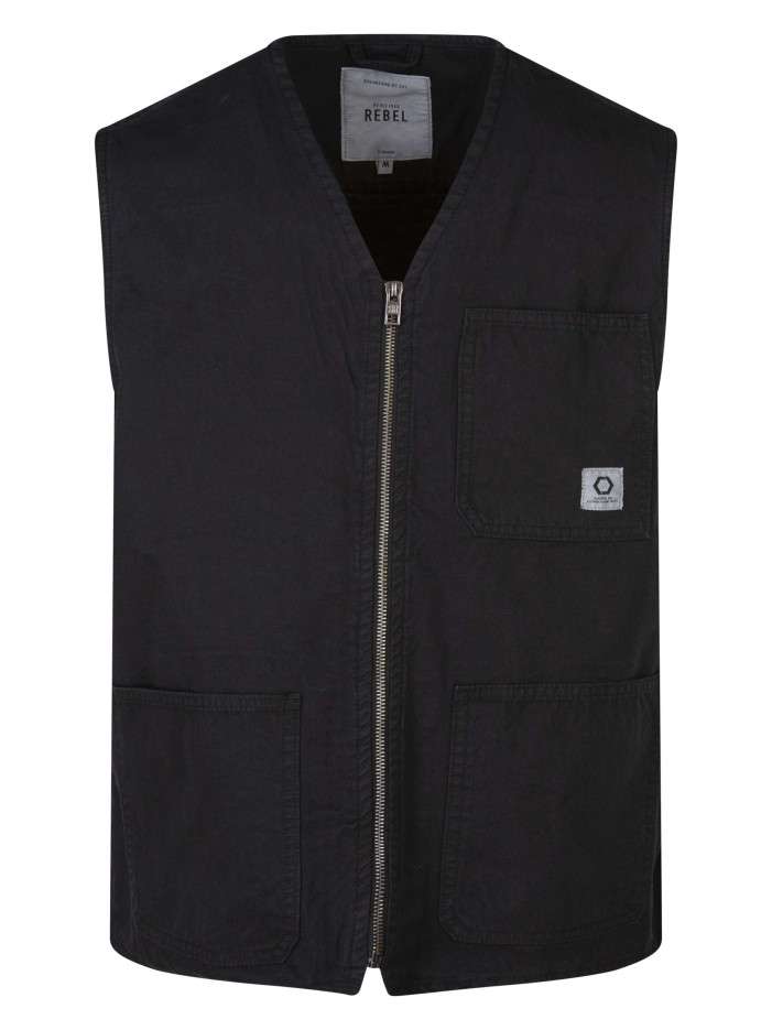 Blouson en coton de couleur...