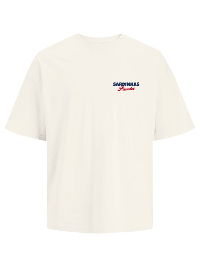 T-shirt en coton écru...
