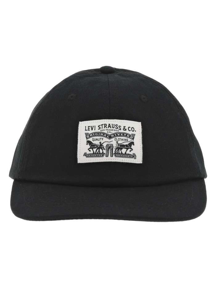 Casquette en coton noire...