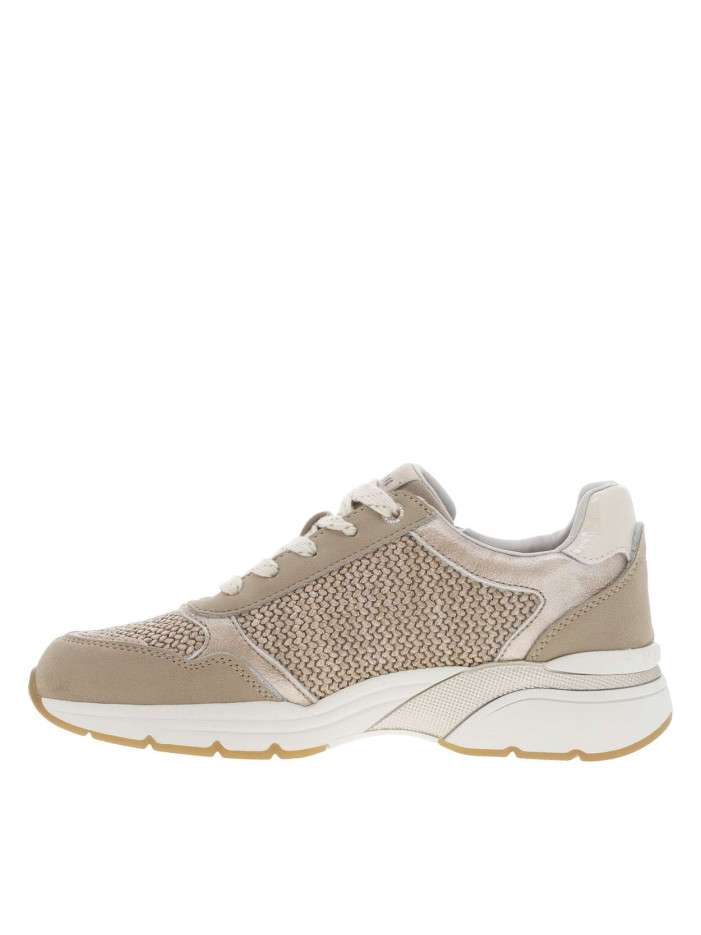 Baskets running beiges en...