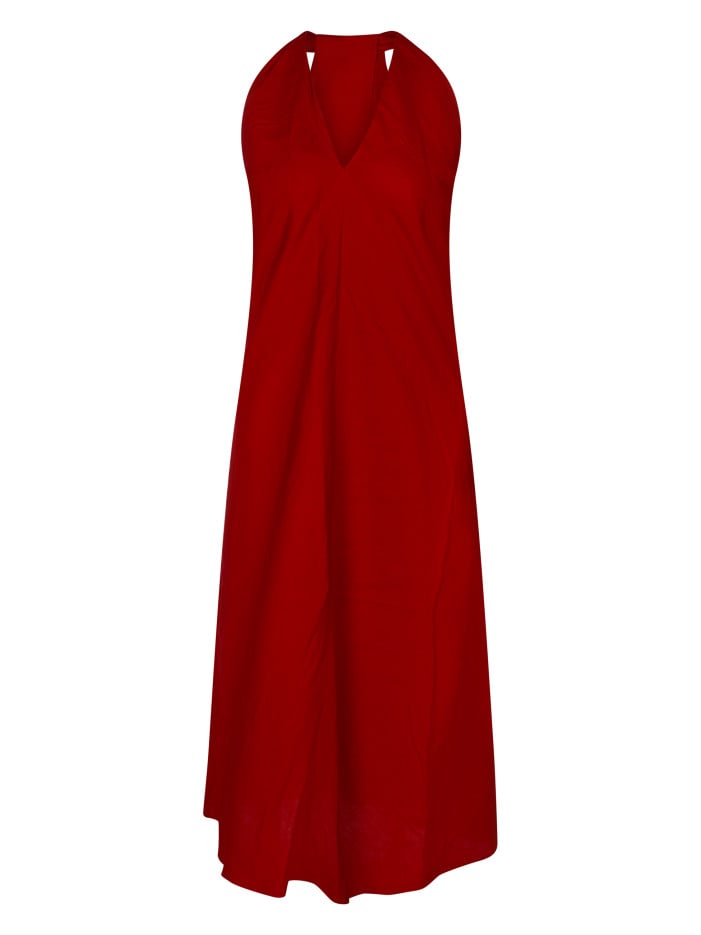 Robe longue sans manches...