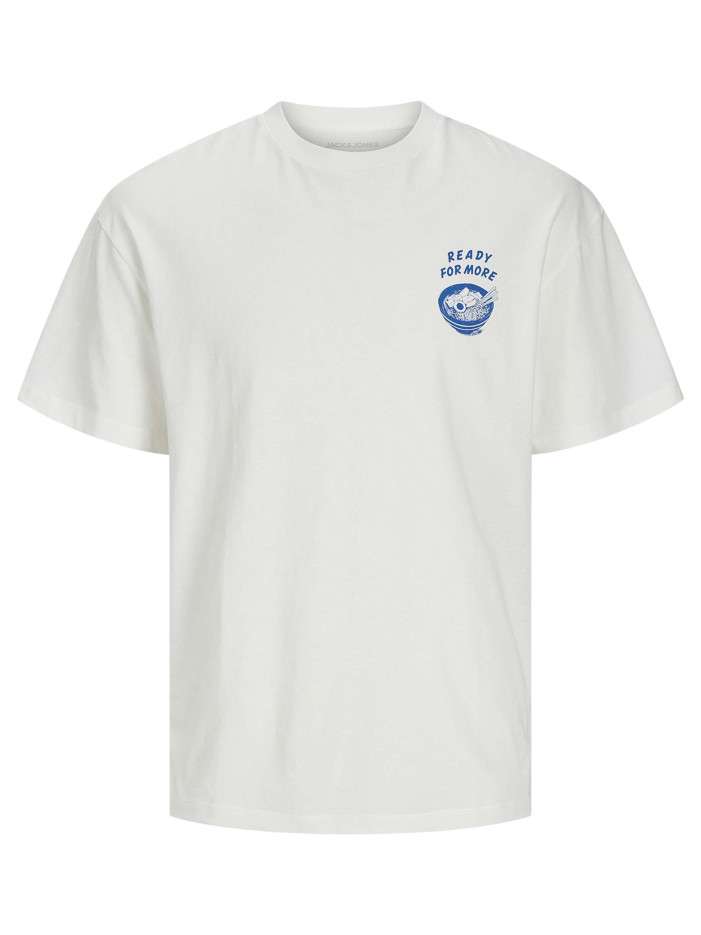 T-shirt en coton blanc...