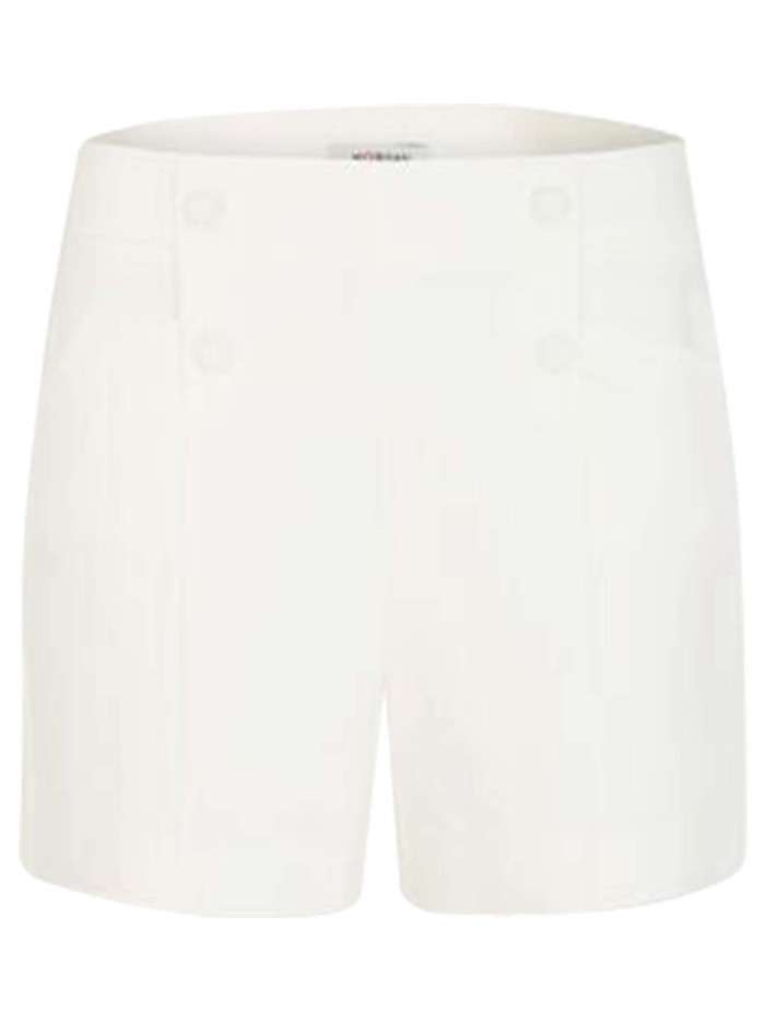 Short blanc uni à coupe...