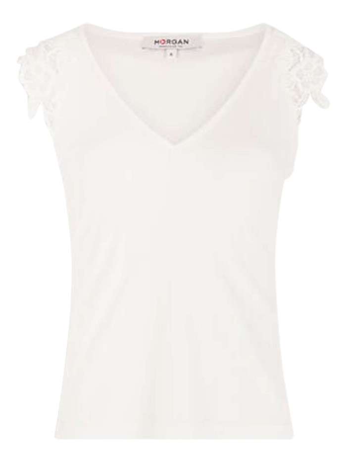 Top sans manches blanc...