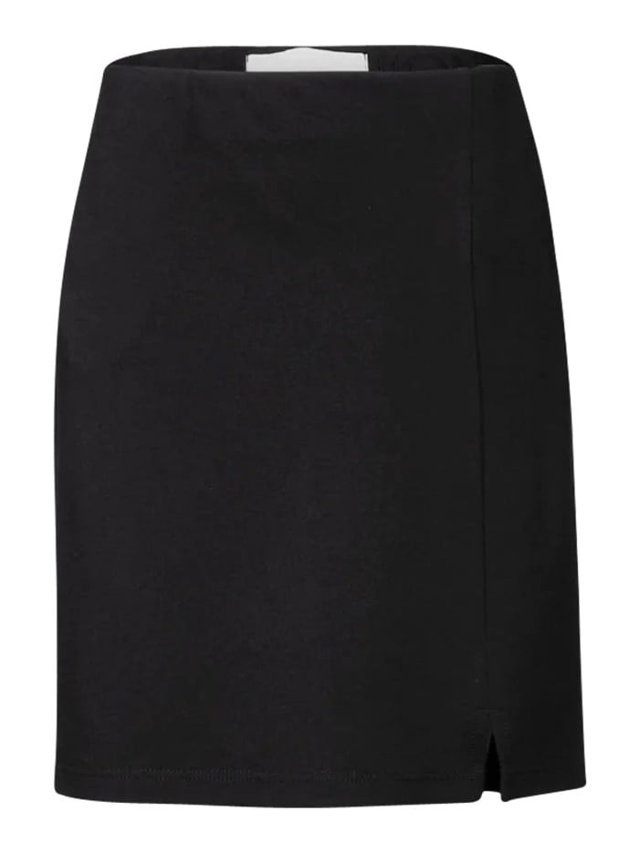 Jupe courte noire uni avec...