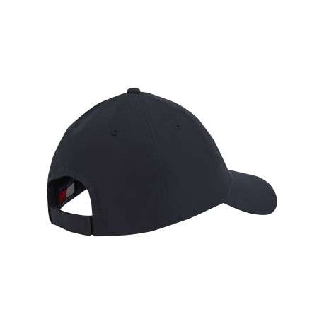 Casquette strapback en coton noire unie avec une écriture or brodée - Image 2