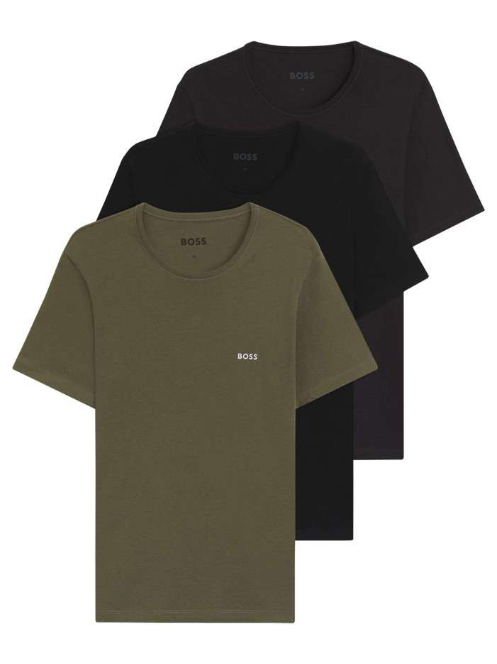 Lot de 3 t-shirts en coton...