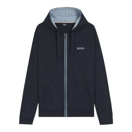 Sweat à Capuche RVCA Bleu Marine Zippé - Taille M - Occasion Très Bon état