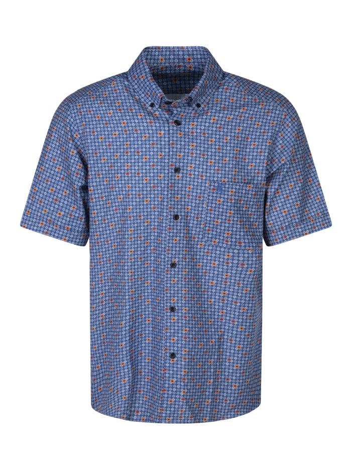 Chemise bleue à coupe...