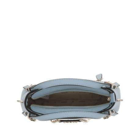 Sac à main porté épaule ciel uni avec bandoulière amovible et réglable - Image 4