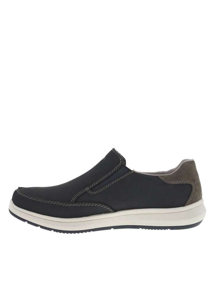 Sneakers en cuir bleues...