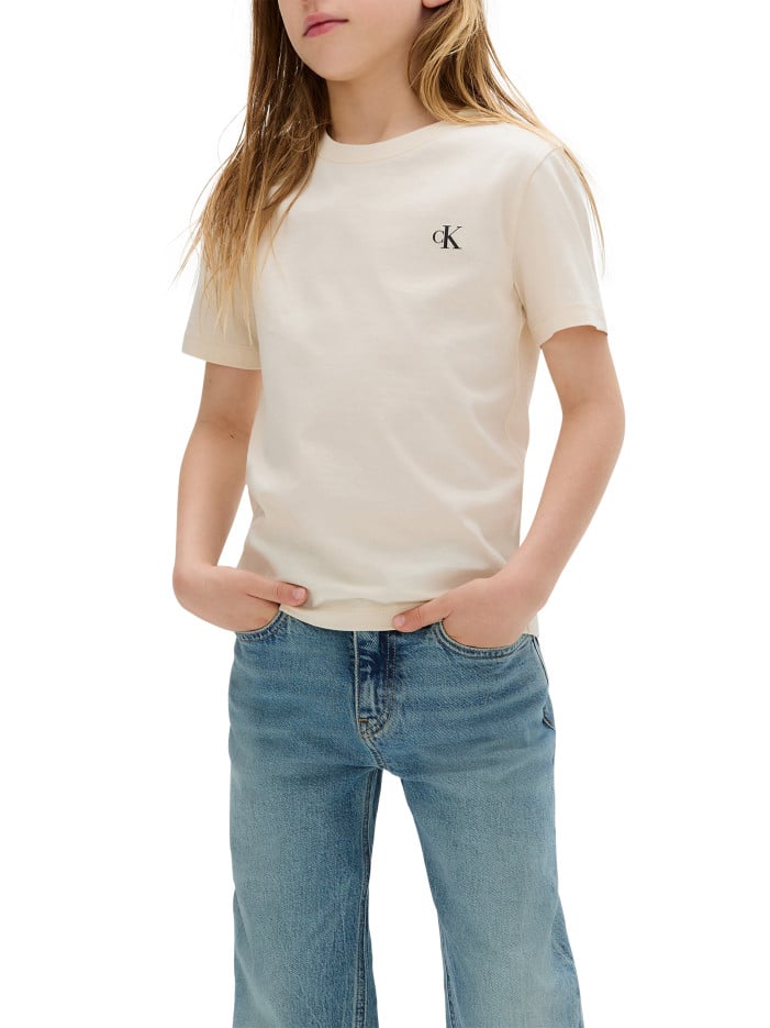 T-shirt en coton sable uni...
