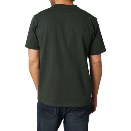 T-shirt en coton vert avec un imprimé fantaisie et des manches courtes - Image 2