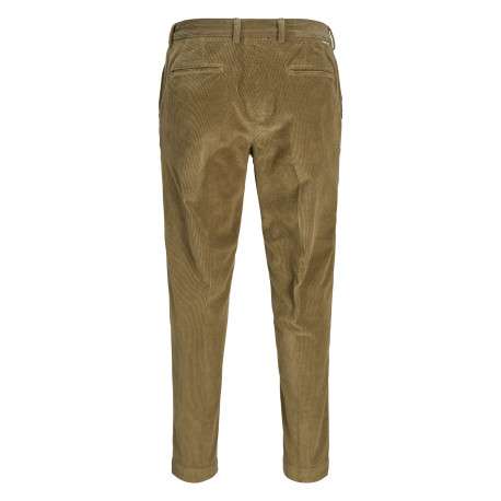 Pantalon camel en coton Chino Ace Corduroy en velours avec une coupe slim - Image 2