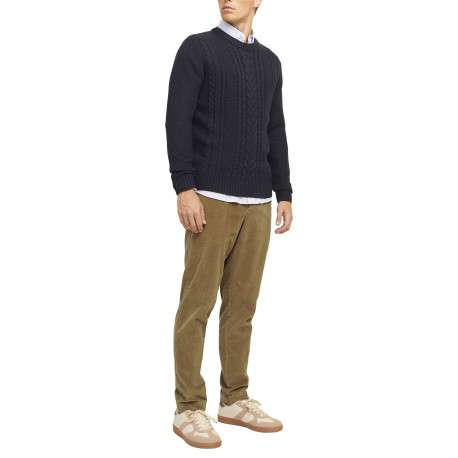 Pantalon camel en coton Chino Ace Corduroy en velours avec une coupe slim - Image 4