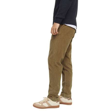 Pantalon camel en coton Chino Ace Corduroy en velours avec une coupe slim - Image 6
