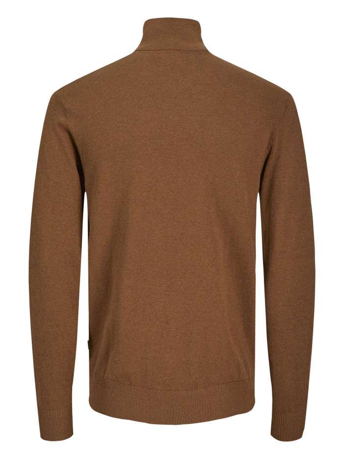 Jack & Jones Pull tricoté col en V pour homme, Bleu classique, XS