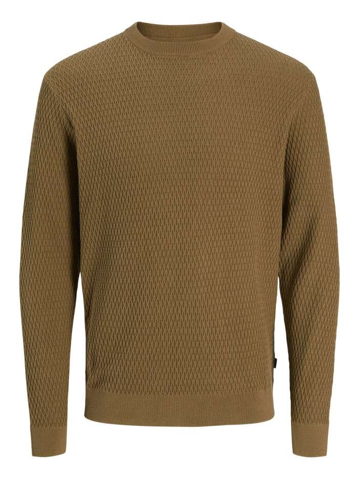 Pull en coton camel à coupe...