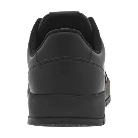 Baskets noires avec une fermeture à lacets et logos de la marque - Image 6